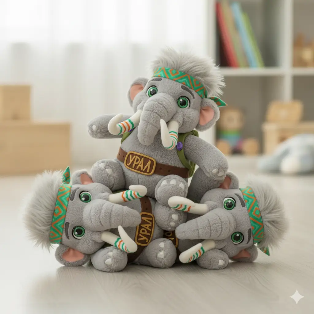 Мягкая игрушка Мамонтуша