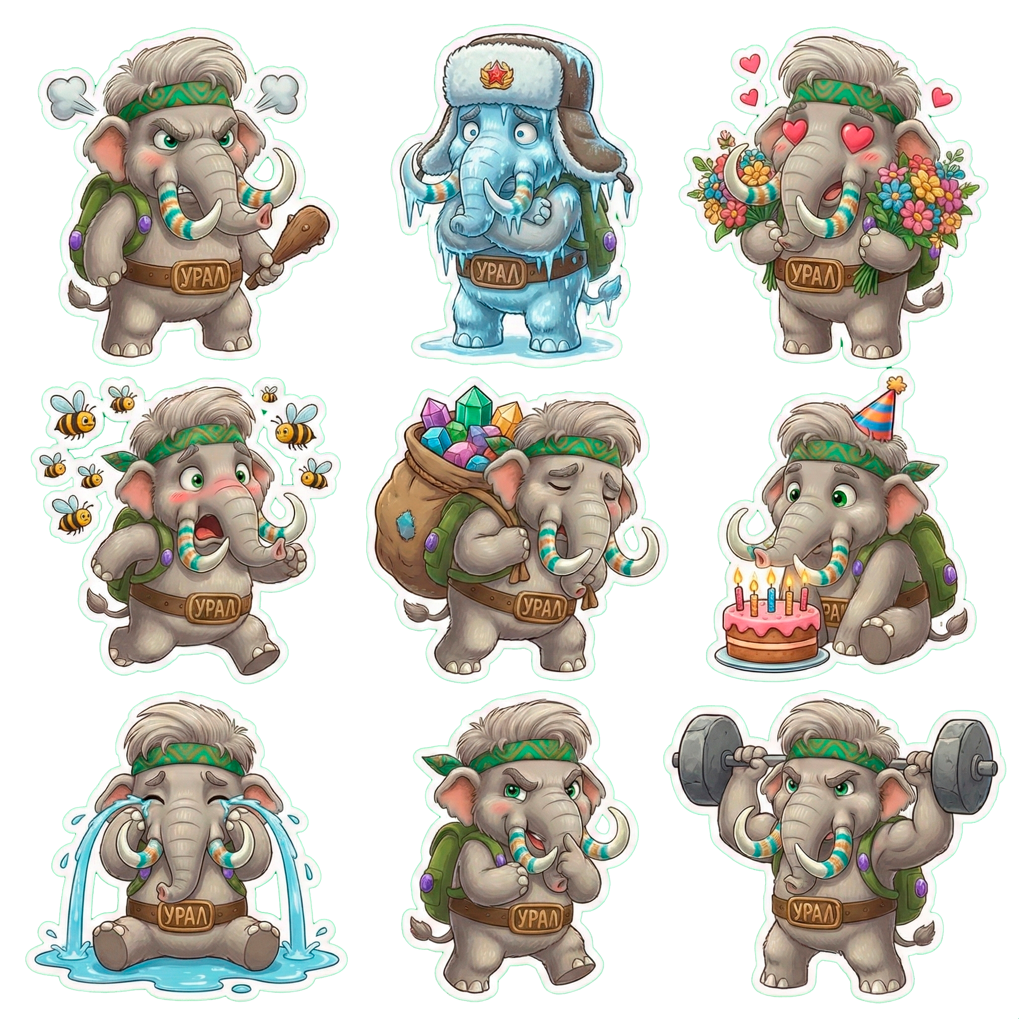 Стикерпак 3